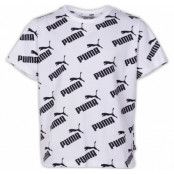 Amplified Aop Tee B, Puma White, 116,  T-Shirts