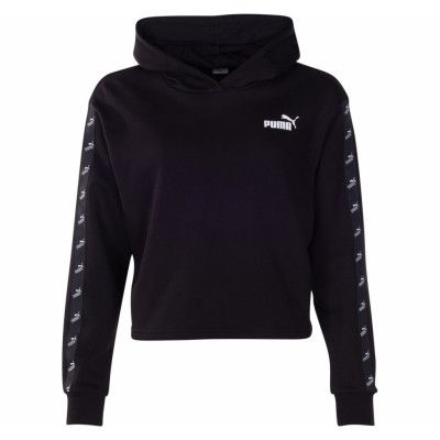 Amplified Cropped Hoodie Tr, Puma Black, M,  Puma