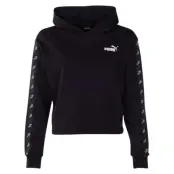 Amplified Cropped Hoodie Tr, Puma Black, S,  Hoodies
