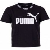 Amplified Cropped Tee, Cotton Black, S,  Puma