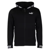 Amplified Hooded Jacket Fl, Cotton Black, M,  Puma