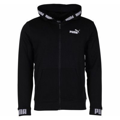 Amplified Hooded Jacket Fl, Cotton Black, M,  Puma
