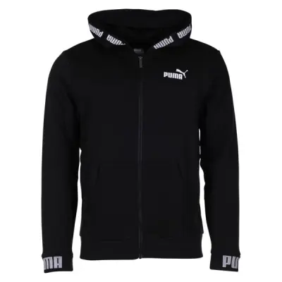Amplified Hooded Jacket Fl, Cotton Black, M,  Puma