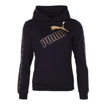 Amplified Hoodie Fl, Puma Black-Gold, L,  Puma