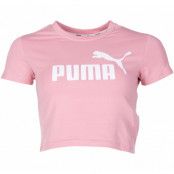 Amplified Logo Fitted Tee, Bridal Rose, L,  Puma