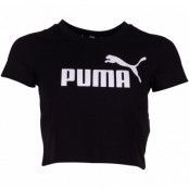 Amplified Logo Fitted Tee, Puma Black, L,  Puma