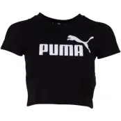 Amplified Logo Fitted Tee, Puma Black, M,  Puma