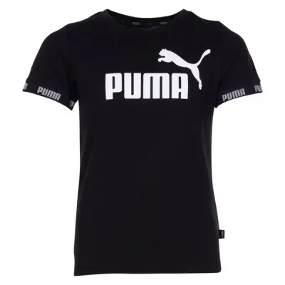 Amplified Tee B, Cotton Black, 128,  Puma