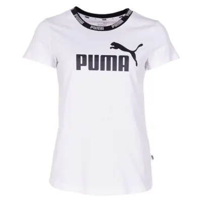 Amplified Tee, Puma White, S,  Puma