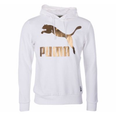 Archive Logo Hoody Fl, Puma White, S,  Puma