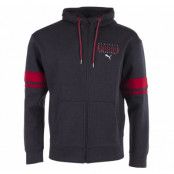 Athletic Fz Hoody, Dark Gray Heather-Barbados Che, L,  Puma