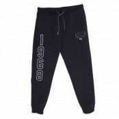 athletic pants cl., cotton black, l,  puma