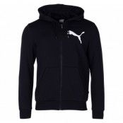 Big Logo Fz Hoody, Cotton Black, L,  Puma