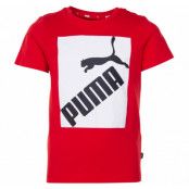 Big Logo Tee B, High Risk Red, 116,  Puma