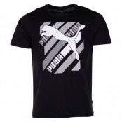 Cat Brand Graphic Tee, Puma Black, L,  Puma