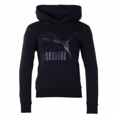Classics Logo Hoodie G, Puma Black, 104,  Hoodies