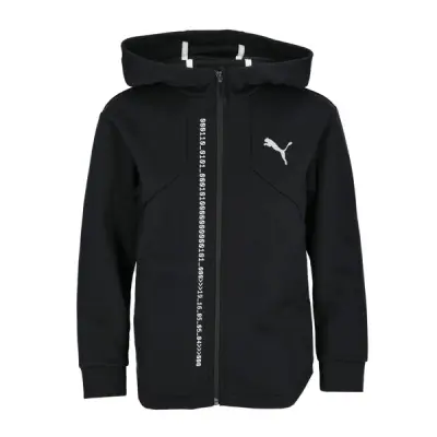 Energy Hooded Jacket B, Puma Black, 140,  Puma