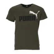 Ess+ 2 Col Logo Tee B, Grape Leaf, 152,  Puma