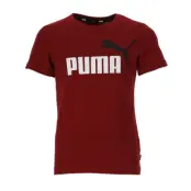 Ess+ 2 Col Logo Tee B, Intense Red, 152,  T-Shirts