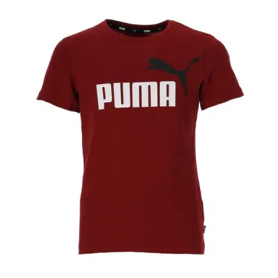 Ess+ 2 Col Logo Tee B, Intense Red, 152,  T-Shirts