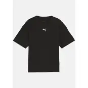 ESS Boxy Tee G, Puma Black, 128,  T-shirts