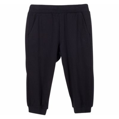 Ess Capri Sweat Pants W, Cotton Black, Xs,  Puma