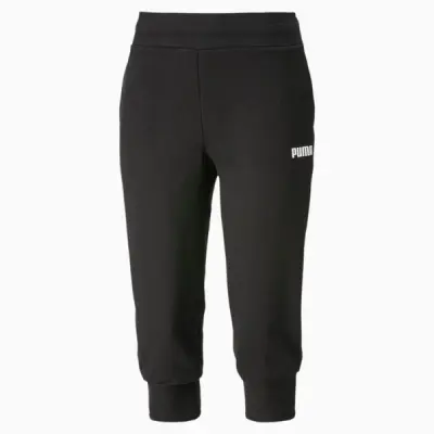 Ess Capri Sweatpants Tr, Puma Black, L,  Vardagsshorts