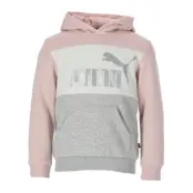 Ess+ Colorblock Hoodie Fl B, Lotus-Silver, 152,  Puma