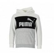 Ess+ Colorblock Hoodie Fl B, Puma White-Silver, 104,  Puma