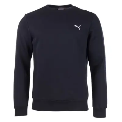 Ess Crew Sweat, Fl, Cotton Black, Xl,  Puma