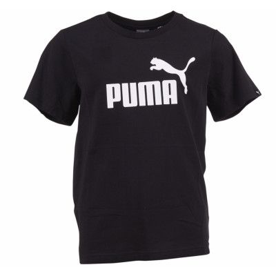 Ess Large Logo Tee, B, Black, 164,  Puma