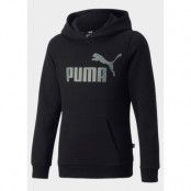 Ess+ Logo Hoodie Fl G, Puma Black, 116,  Hoodies