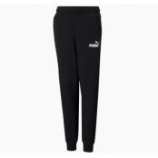 Ess Logo Pants Fl Cl B, Puma Black, 128,  Sweatpants