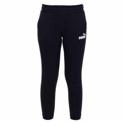 Ess Logo Sweat Pants Fl Cl B, Cotton Black, 152,  Puma