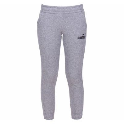 Ess Logo Sweat Pants Fl Cl B, Medium Gray Heather, 140,  Puma
