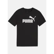 ESS No. 1 Logo Tee B, Puma Black, 140,  T-shirts