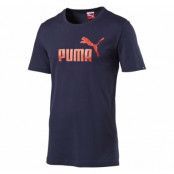 Ess No.1 Logo Tee, Peacoat, S,  Puma