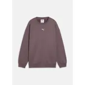 Ess Oversized Crew Fl, Raisin, Xs,  Sweatshirts