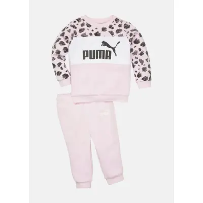 Ess+ Puma Mates Infants Jogger, Pearl Pink, 80,  Joggingset