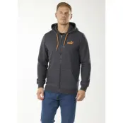 Ess Rebel Fz Hoodie Fl, Dark Gray Heather, S,  Hoodies
