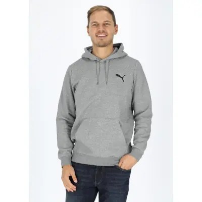 Ess Small Logo Hoodie Fl, Medium Gray Heather-Cat, 4xl,  Hoodies