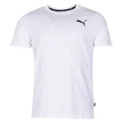 Ess Small Logo Tee, Puma White-_Cat, M,  Puma