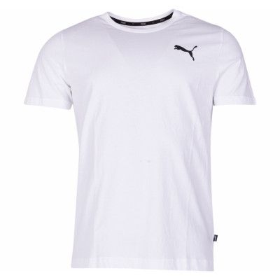 Ess Small Logo Tee, Puma White-_Cat, S,  Puma