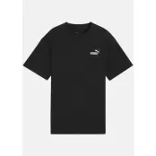 ESS Small No. 1 Logo Relaxed T, Puma Black, 128,  T-shirts