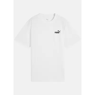 Ess Small No. 1 Logo Relaxed T, Puma White, 140,  T-Shirts