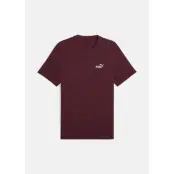 Ess Small No. 1 Logo Tee (S), Ruby Shimmer, S, T-Shirts