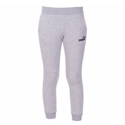 Ess Sweat Pants Fl G, Light Gray Heather, 116,  Puma