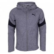 evostripe fz hoody, medium gray heather, m,  puma