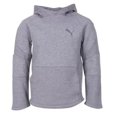 Evostripe Hoody B, Medium Gray Heather, 116,  Puma