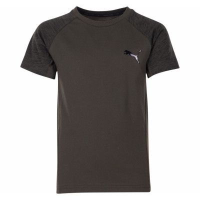 Evostripe Tee B, Forest Night, 110,  Puma
